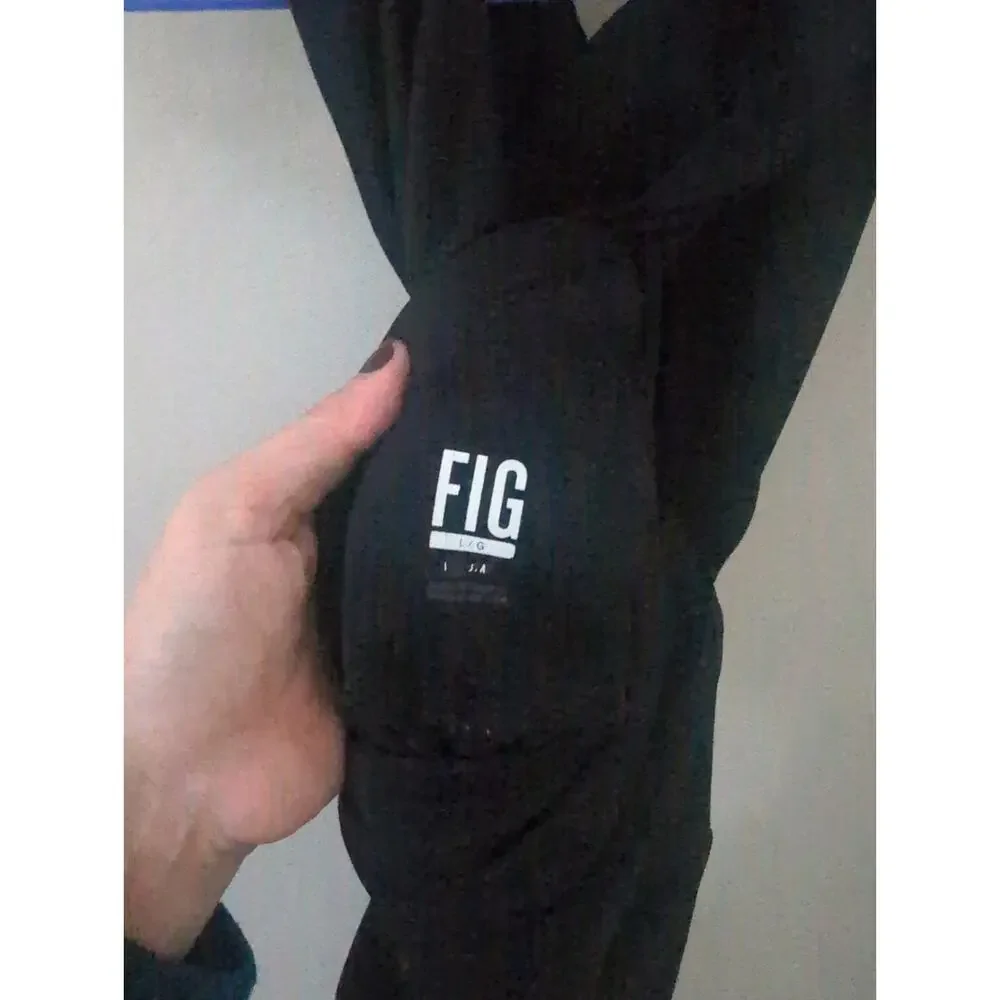 FIG Clothing Cross Front Dress in Black size Large
